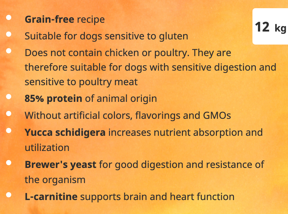 Information om Starvita torrfoder för vuxna hundar med nötkött och fisk